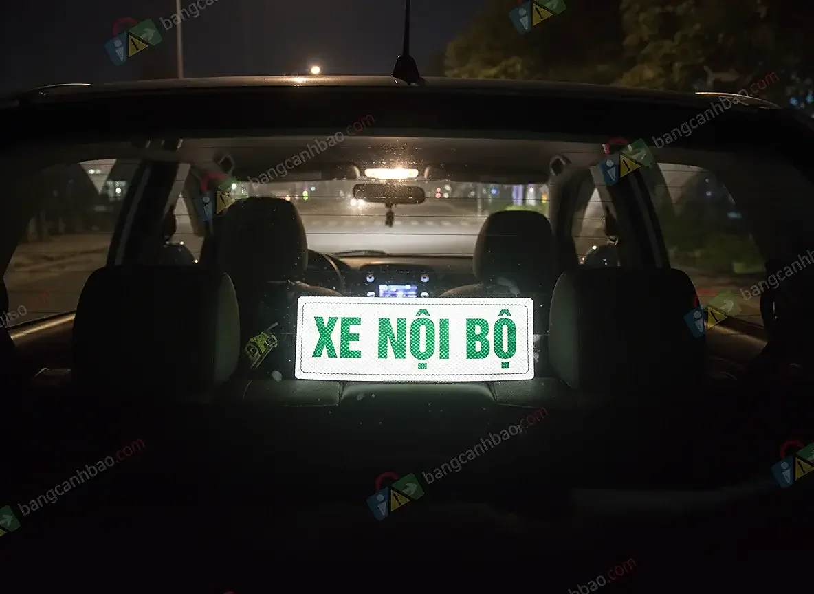 Nhãn Phản Quang 3M – Biển Nhận Diện Xe Chuyên Dụng Bền Đẹp, Siêu Sáng Ban Đêm - 11